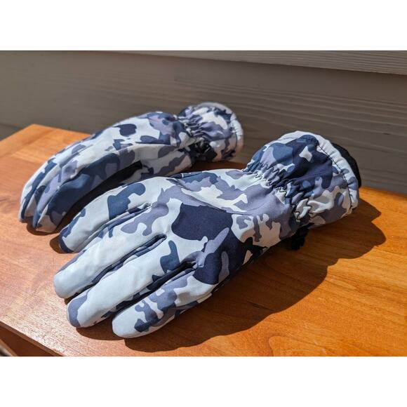 Anti Slip Ski Gloves Snow Gloves Ribbed Cuff Designed Warm Mittens for Outdoor - Picture 8 of 8